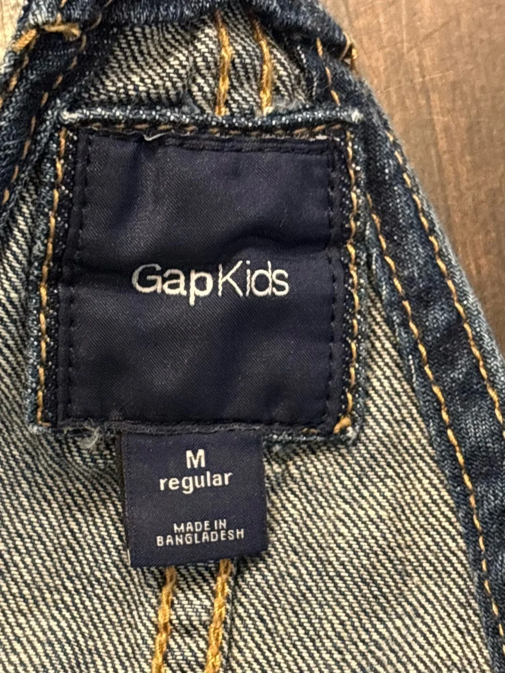 GAP Dark Blue Denim Kids Overalls size medium (8-10)